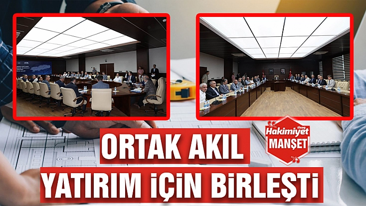 Ortak akıl yatırım için birleşti