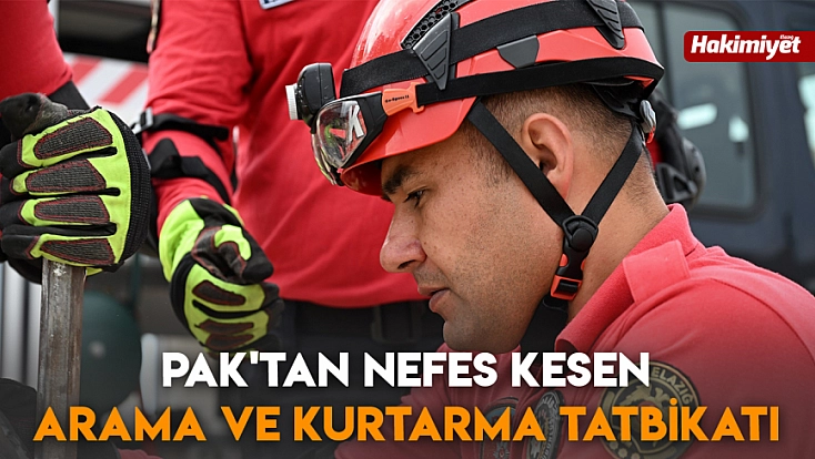 PAK'tan nefes kesen arama ve kurtarma tatbikatı