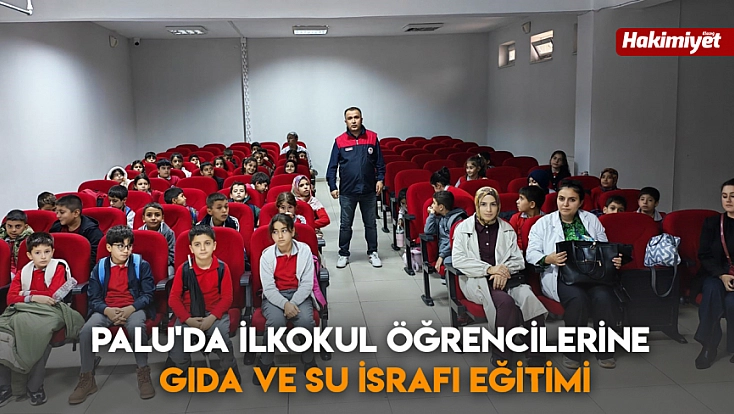 Palu'da ilkokul öğrencilerine gıda ve su israfı eğitimi