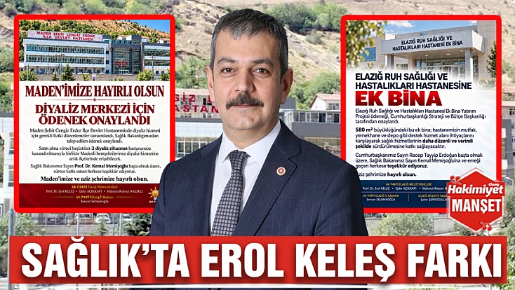 Sağlık’ta Erol Keleş farkı
