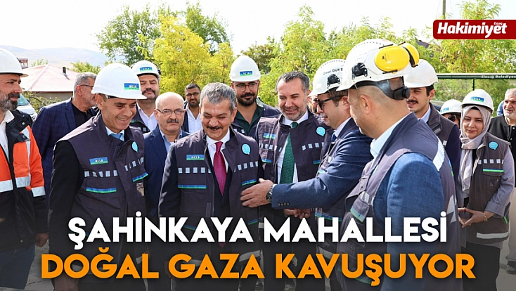 Şahinkaya mahallesi doğal gaza kavuşuyor