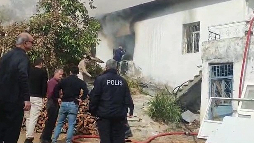 Malatya'da evde çıkan yangın maddi hasara yol açtı