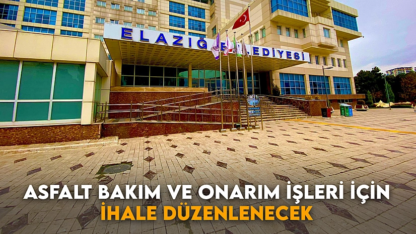 Asfalt Bakım ve Onarım İşleri için İhale Düzenlenecek