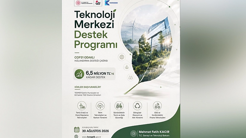 Bakan Kacır'dan müjde: Teknopark ve TEKMER'lere 6,5 Milyon TL'lik hızlandırma desteği