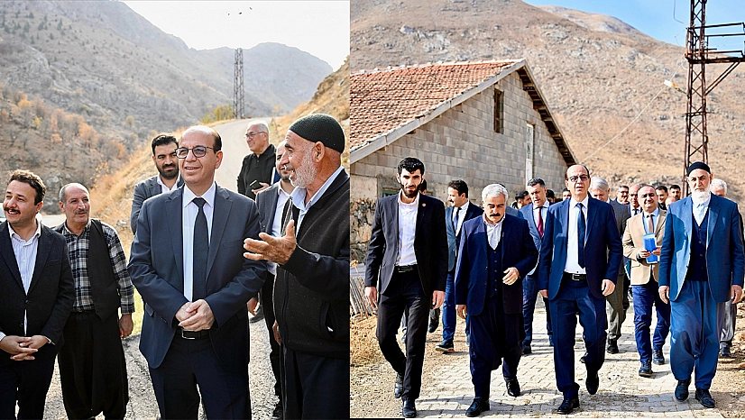 Başkan Geçit, Porga bölgesinde kırsal yatırımları yerinde inceledi