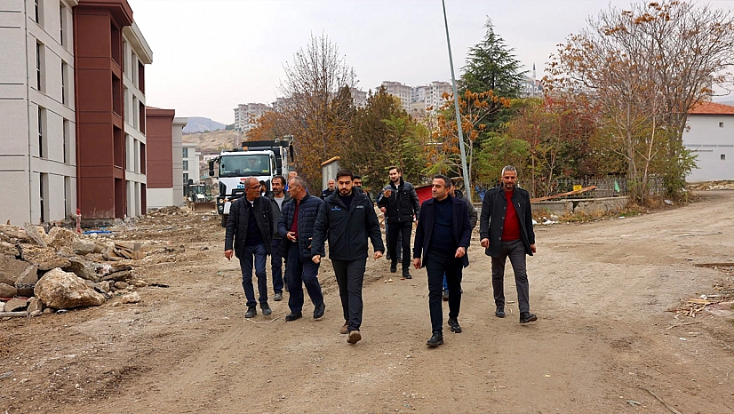 Başkan Ulutaş rezerv alanlarındaki çalışmaları inceledi