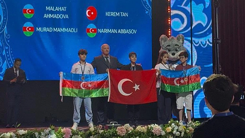BİLSEM'li gençler Bakü'de tarih yazdı: 1 Altın, 2 bronz, 3 mansiyon