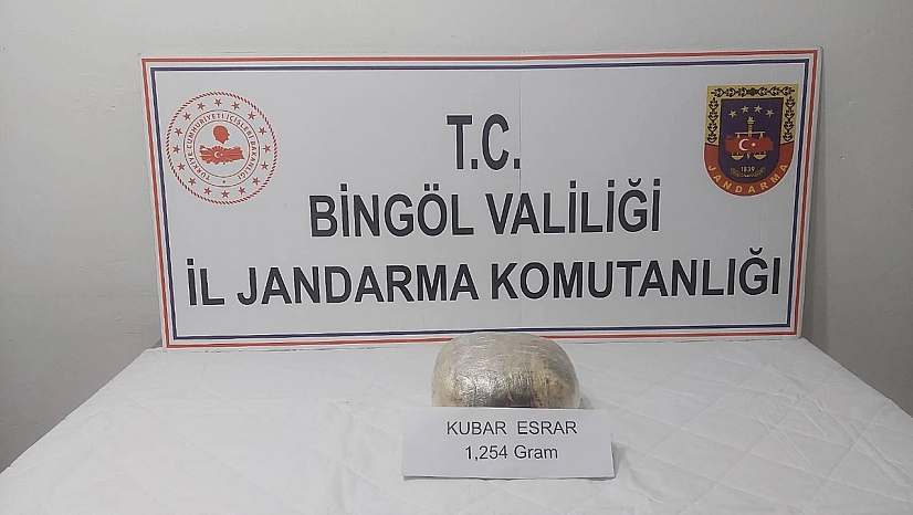 Bingöl'de 1 kilo esrar ele geçirildi