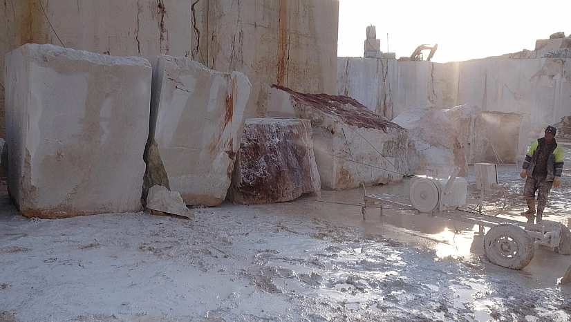 Deprem bölgesi Malatya'dan Çin ve Hindistan'a milyon dolarlık mermer ihracatı