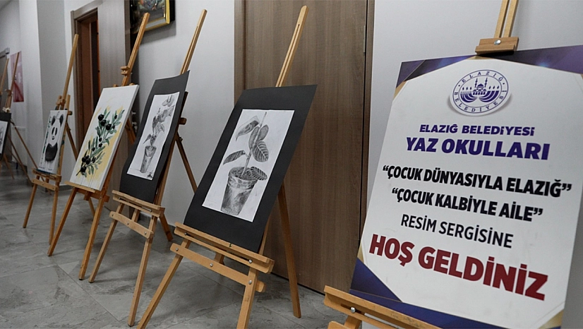 Elazığ Belediyesi'nden resim sergisi