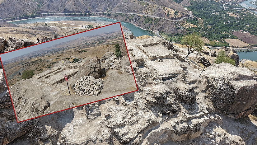 Elazığ'da 3 bin yıllık Palu Kalesi'nde Osmanlı karakolu ortaya çıkarıldı