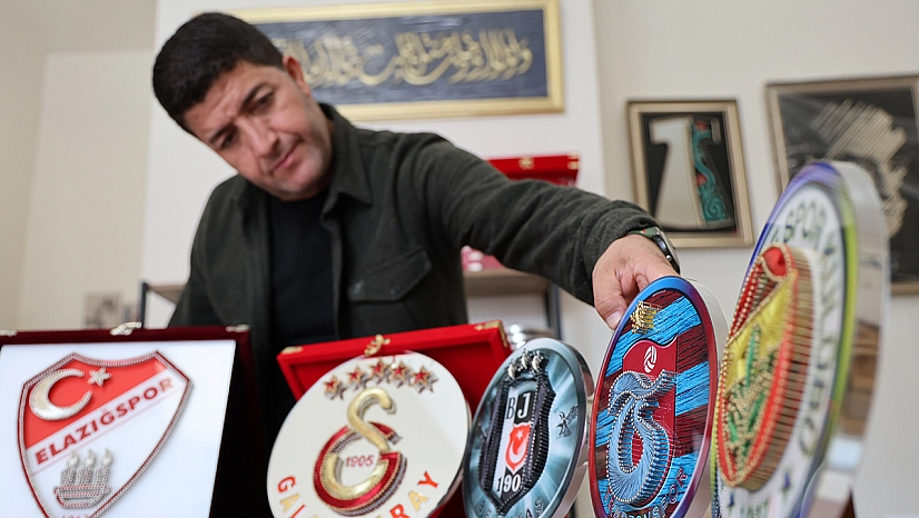 Elazığ'da 500'ü aşkın eseriyle Türkiye'nin sayılı filografi ustalarından biri oldu