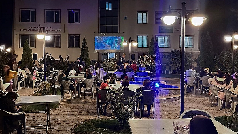 Elazığ'da açık hava sinema etkinliği