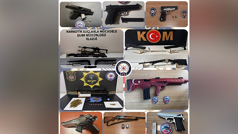 Elazığ'da aranan 70 şahıs yakalandı, tutuklandı