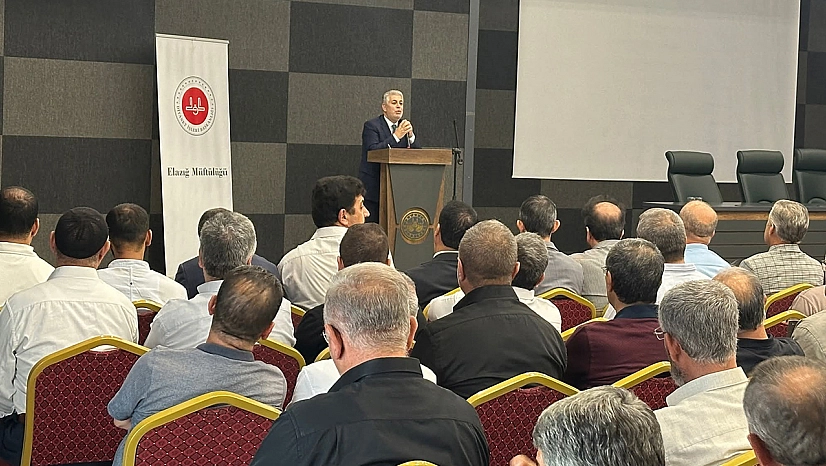 Elazığ'da cami görevlileri toplantısı
