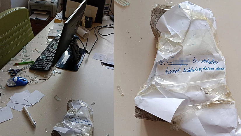 Elazığ'da dehşet anlar: Aile sağlığı merkezine taşlı saldırı, doktora tehdit