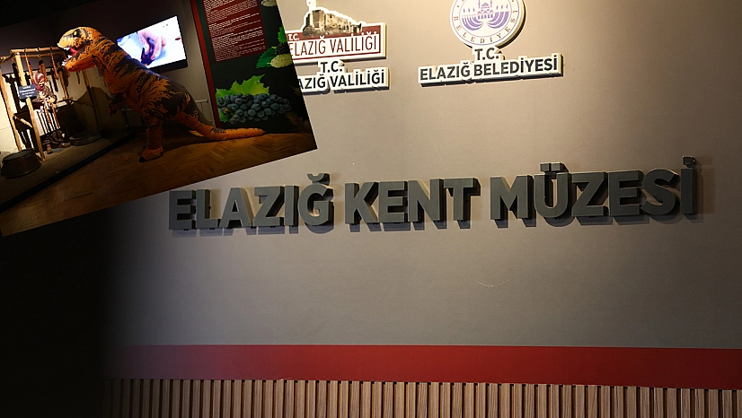 Elazığ'da dinozor müze gezisine çıktı, herkes hayran kaldı