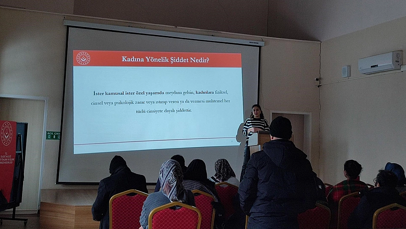 Elazığ'da Kadına Yönelik Şiddetle Mücadele kapsamında personele farkındalık eğitimi