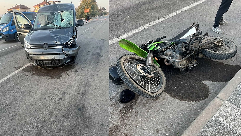 Elazığ'da korkutan kaza