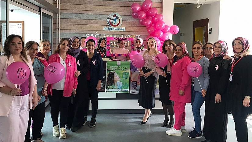 Elazığ'da meme kanseri farkındalığı etkinlikleri devam ediyor