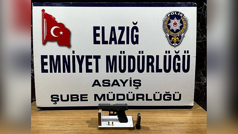 Elazığ'da silahlı saldırgan tutuklandı!
