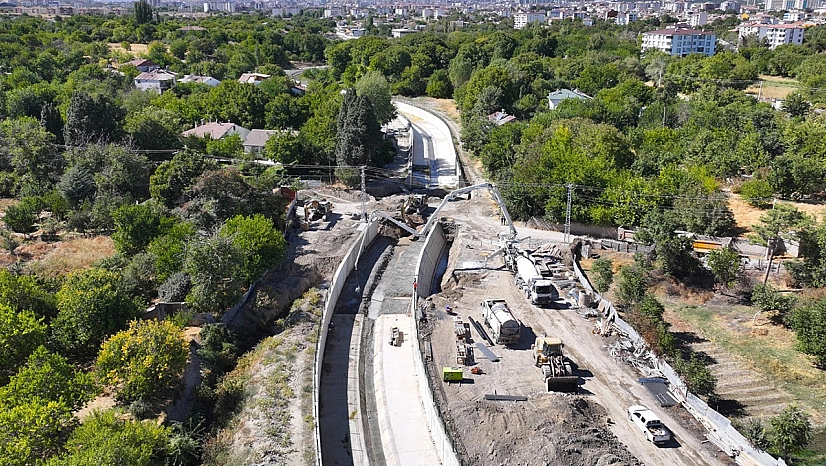 Elazığ'da Şorşor Deresi ıslah projesinde sona yaklaşıldı