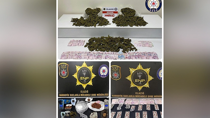Elazığ'da uyuşturucuya geçit yok