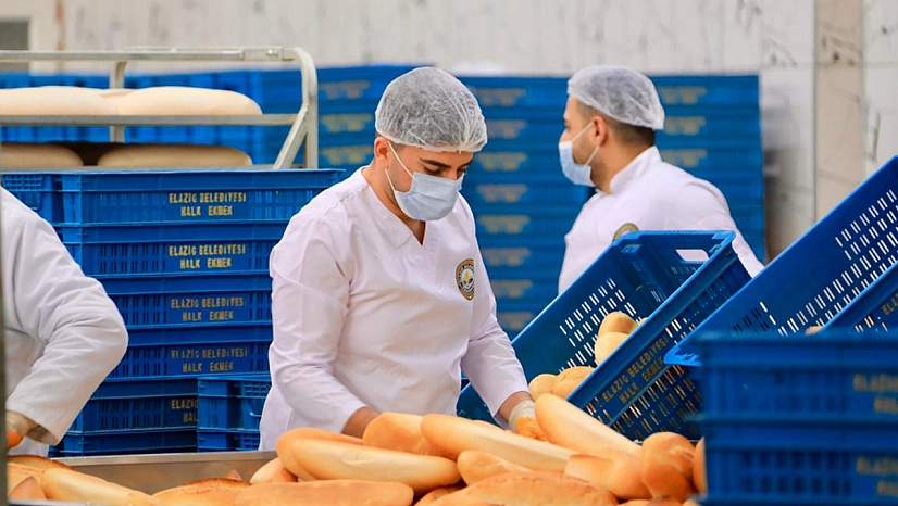 Elazığ'da vatandaşın tercihi halk ekmek