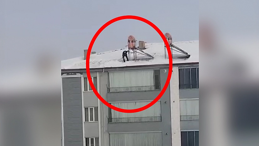 Elazığ'da yürekleri ağıza getiren anlar