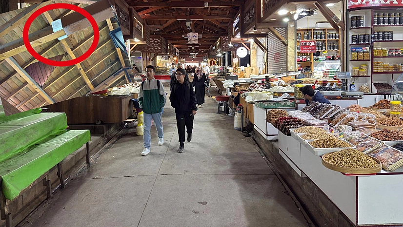 Elazığ Kapalı Çarşı'da Harput musikisi eşliğinde alışveriş keyfi