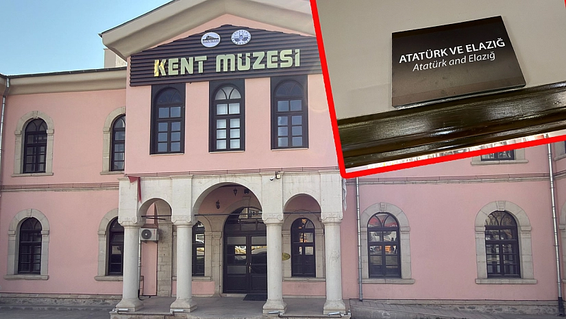 Elazığ Kent Müzesi'nde 'Atatürk ve Elazığ' odası ilgi görüyor
