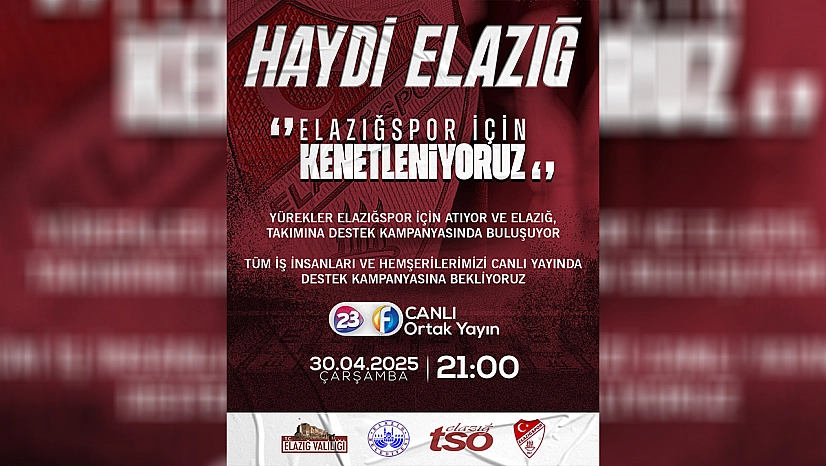 Elazığ TSO'dan Elazığspor'a Destek Kampanyası