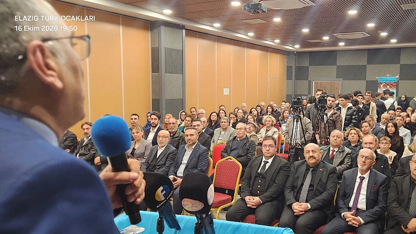 Elazığ Türk Ocağı 'Amerika'nın Yüzyıllık Orta Doğu Hayali' konulu Konferans düzenlendi