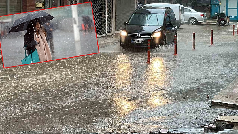 Elazığlılar dikkat! Yarın o saatlerde şemsiyesiz dışarı çıkmayın