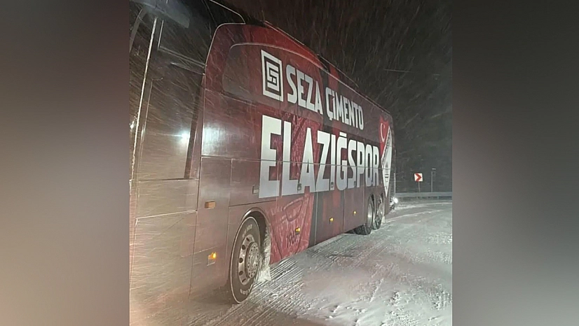 Elazığspor'a kar engeli