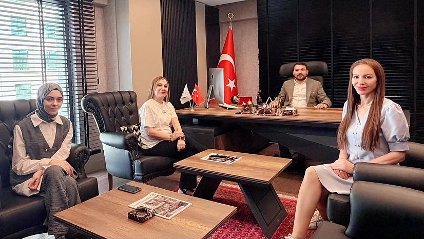 ELMÜTDER Başkanı Furkan Göçer'e Tebrik Ziyareti