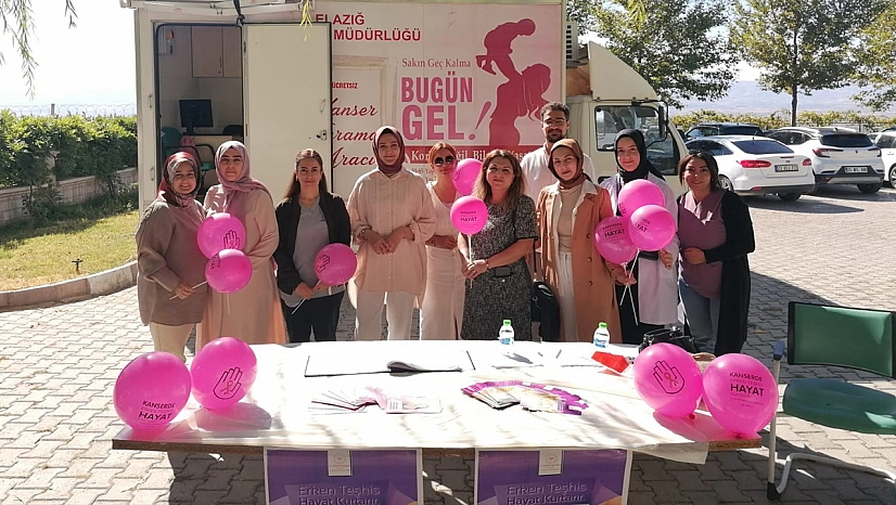 Erken tanı hayat kurtarır! Elazığ'da farkındalık etkinliği