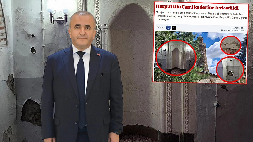 Harput Ulu Cami ile ilgili Elazığ Valiliği'nden Önemli Açıklama