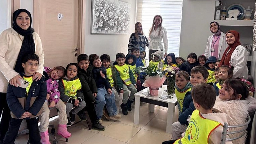 İlk adımlar anaokulundan diş kliniğine ziyaret