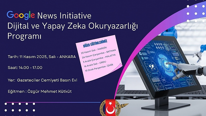 İnönü Üniversitesi'nde yapay zeka ve dijital beceriler eğitimi