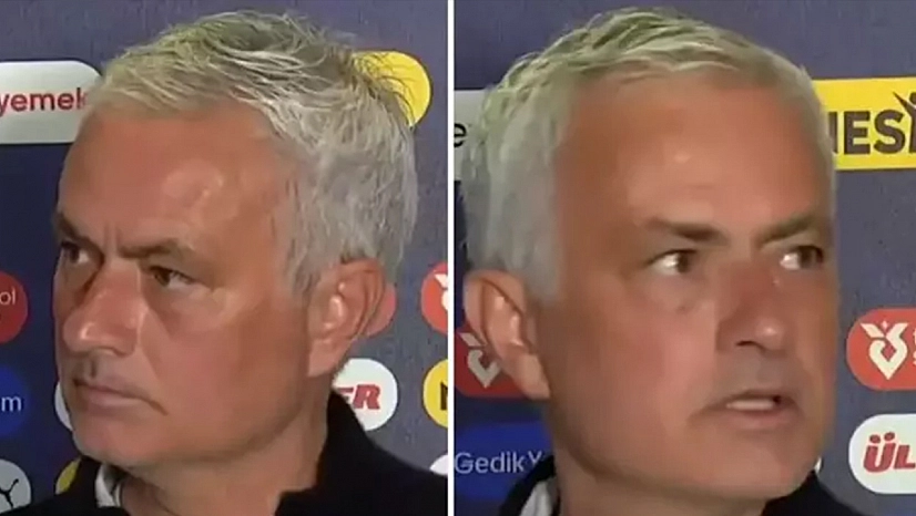 Jose Mourinho, muhabirle tartıştı!