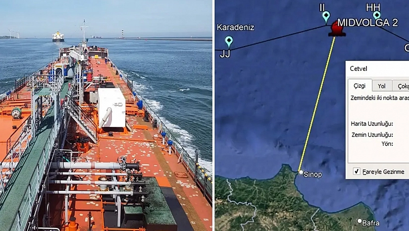 Karadeniz'de korku dolu anlar! Bir gemi daha saldırıya uğradı