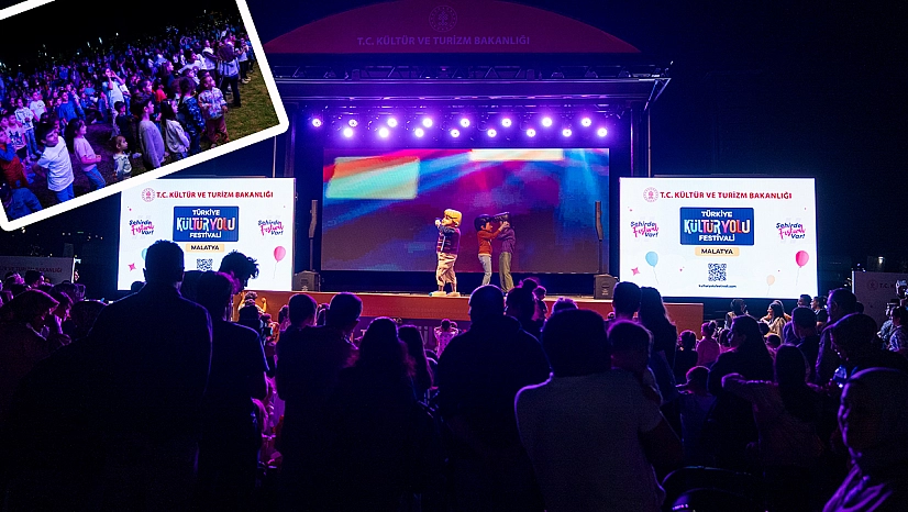 Malatya'da ilk kez düzenlenen Türkiye Kültür Yolu Festivali coşkuyla başladı