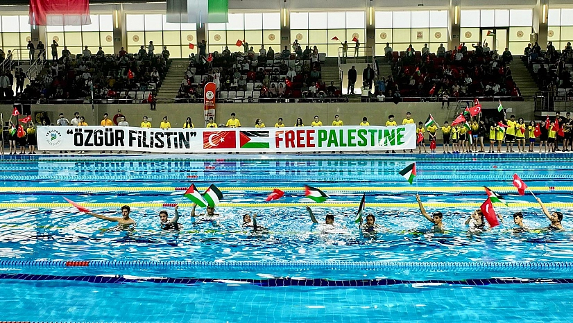 Malatya'da Kulaçlar Gazze için atıldı