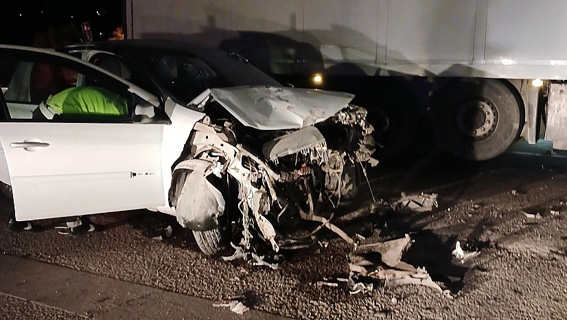 Malatya'da tır ile otomobil çarpıştı: 3 yaralı