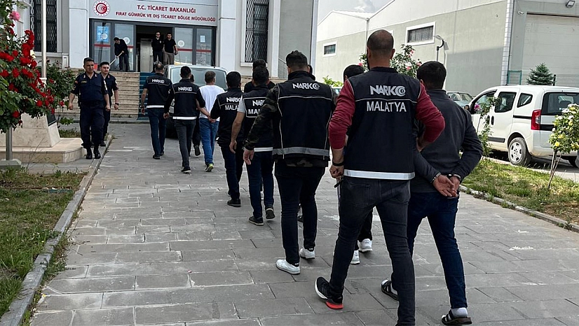 Malatya'da 'torbacı' operasyonu: 14 tutuklama