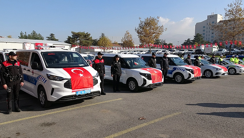 Malatya güvenlik filosu güçlendi: 67 yeni araç hizmete alındı