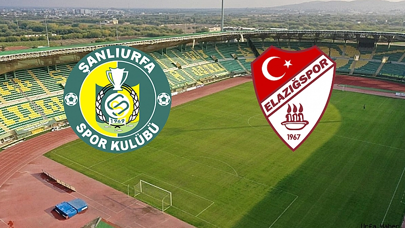 Şanlıurfaspor-Elazığspor maçı canlı anlatım