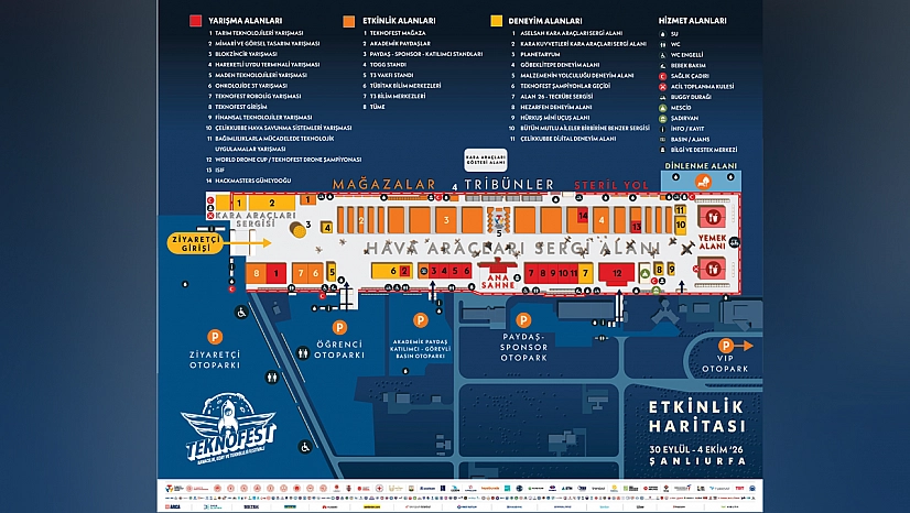 TEKNOFEST Güneydoğu etkinlik haritası yayınlandı