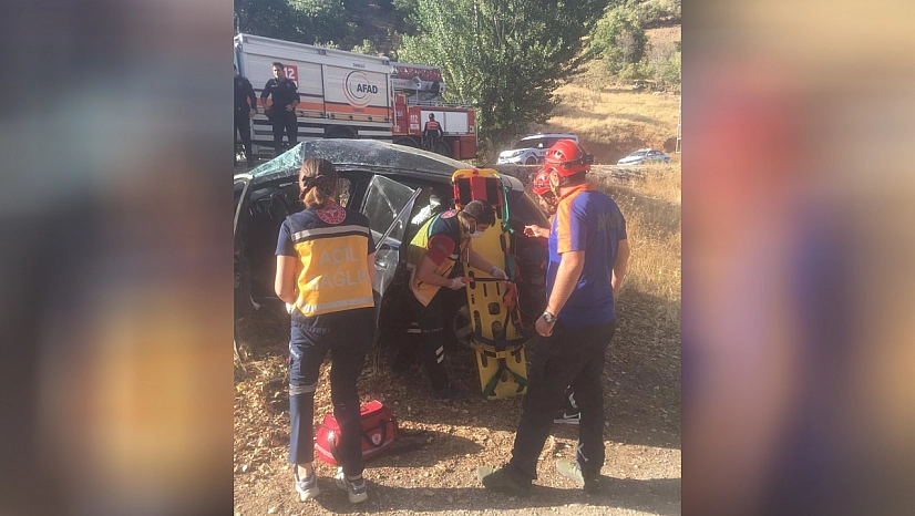 Tunceli'de trafik kazası: 5 yaralı